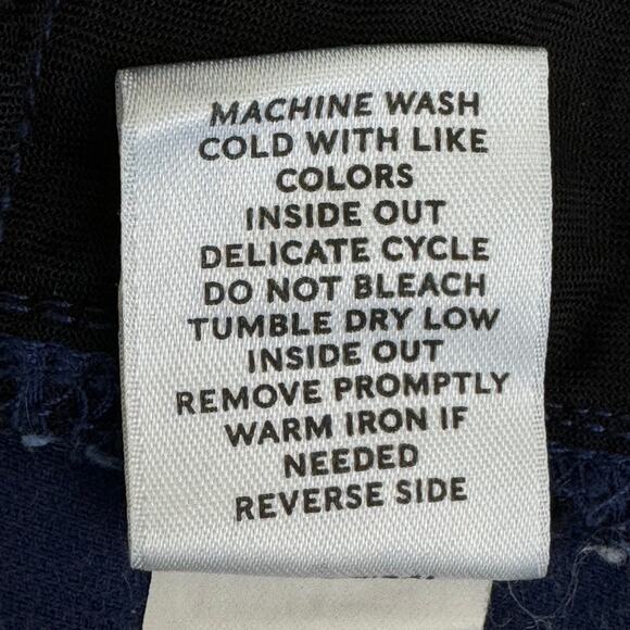 L.L. Bean Signature Corduroy Pants Women's 16 Petite Blue Straight Leg READ - Picture 5 of 10